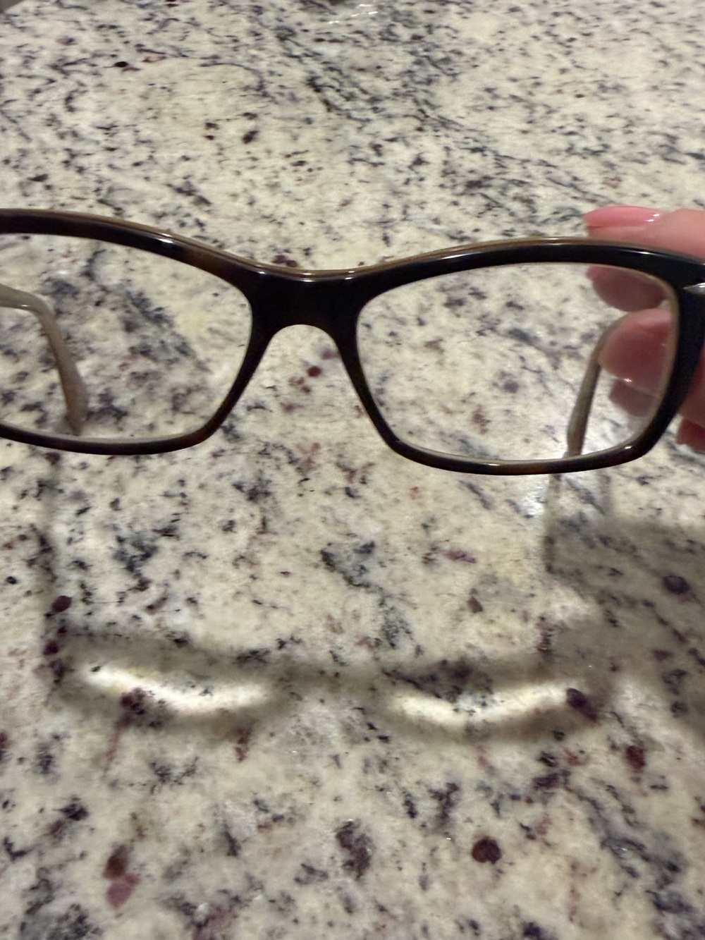 Ray-Ban Brown Rectangular Optical Glasses